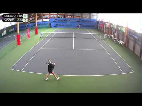 BRESSON (FRA) vs VOCKE (GER)  - Open Super 12 Auray Tennis