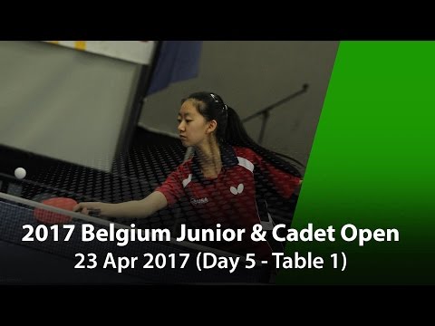 2017 Belgium Junior & Cadet Open - Table 1 DAY 5