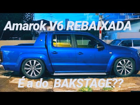 Amarok V6 REBAIXADA na fixa- BAKSTAGE REBAXOU A AMAROK V6??