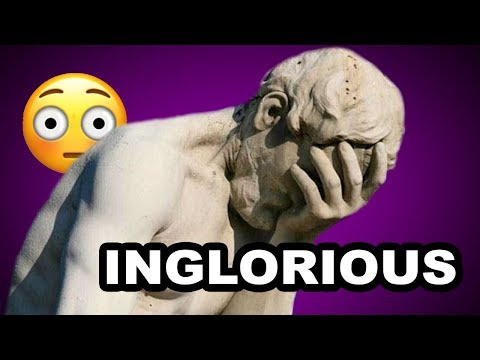 Learn English Words - INGLORIOUS - Meaning, Vocabulary with Pictures and Examples Video