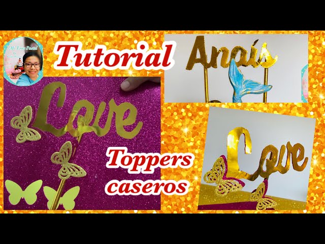 Vídeo relacionado con Topper Tarta Feliz Cumpleaños Español Decoración Tartas Acrílico Dorado Magdalenas Happy Birthday Adornos
