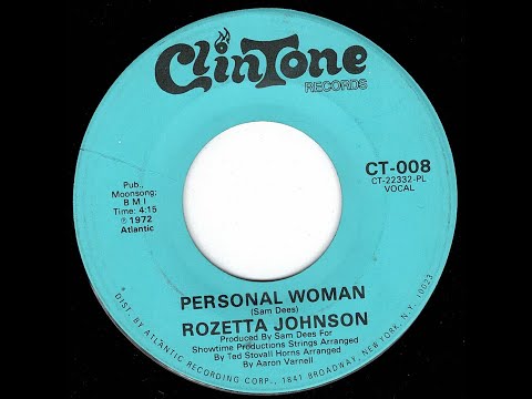 Rozetta Johnson - Personal Woman - (Clintone)