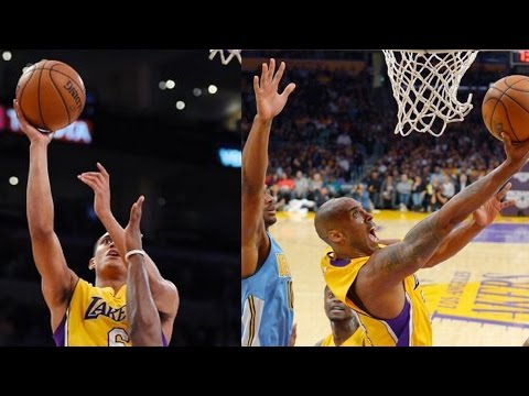 Kobe Bryant & Jordan Clarkson Full Highlights vs Denver Nuggets - 03/11/2015