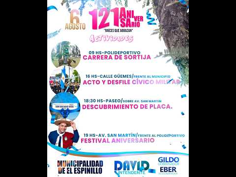121º Aniversario Espinillo Formosa Desfile civico