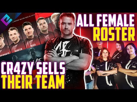 Cr4zy Sell CSGO Team to NA Org, S1mple Backseat, Furia Female, NaVi M0nesy