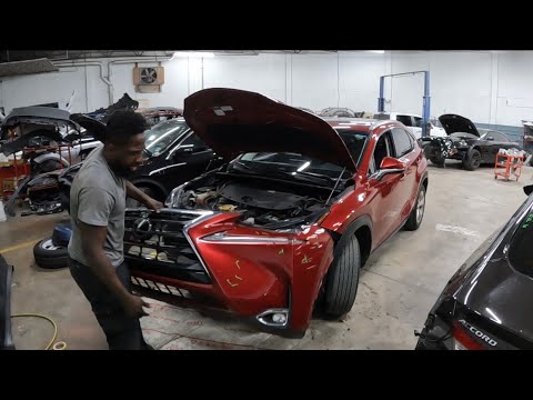 2017 Lexus NX200t how to take the front bumper and headlight off