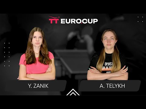 19:40 Yulianna Zanik - Anastasiia Telykh 10.06.2025 TT Euro.Cup Women Ukraine Star. TABLE 4