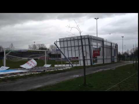 Stormschade Sparta Petegem - DeinzeOnline.be