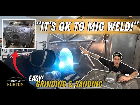 WHY NOT? MIG Welding in our CUSTOM Firewall in the MODEL A Roadster