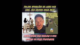 A FARSA DAS LUZES NO CÉU. DRONES, BALÕES DE LED, PIPAS DE LED E OUTRAS LUZES. #abuscareal #abusca