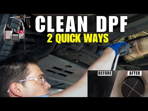 How to clean a diesel particulate filter Without Removing It (2 Quick DPF filter cleaning Methods)