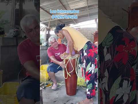 Fabrica de Tambores Artesanal Oscar el brujo #venezuela #Trujillo #Bolívar