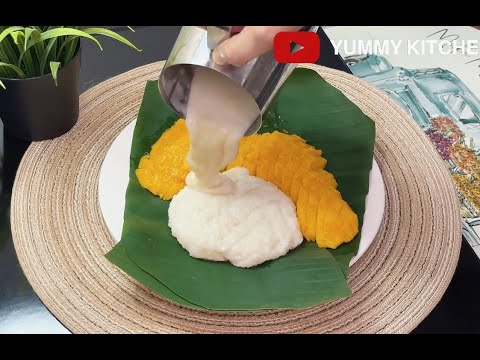 Mango Sticky Rice Recipe – Authentic Thai Dessert with Coconut Milk