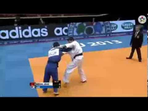 Judo Grand Prix Jeju 2013: Srdjan MRVALJEVIC (MNE) - Seungsu LEE (KOR) Bronze [-81kg]
