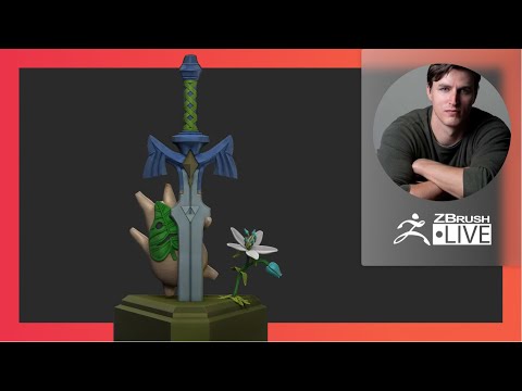Sculpting Toys with 3D Printing in Mind: The Legend of Zelda  - Ian Robinson - ZBrush 2021.6