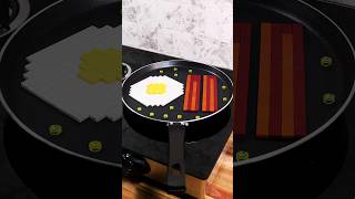 Fried Egg and Bacon Toast 🥓🍳 LEGO Stop-Motion 🎬