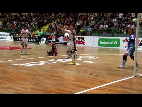 Gols: Blumenau 0 x 3 JEC/Krona - semifinal - Campeonato Catarinense de Futsal 2021