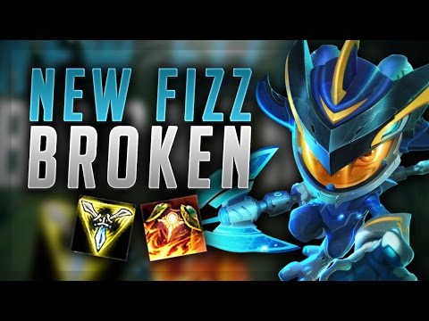 HOW BROKEN DOES THIS NEW AD BUILD MAKE FIZZ? TRIFORCE FIZZ TOP SEASON 7 - League of Legends Gameplay