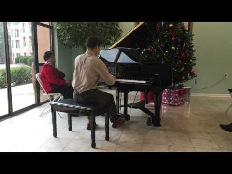 Andrew Burns playing Blumenlied op.39 (Flower Song) - 4K Video