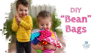 BEAN BAGS DIY | Easy Sewing Project for Corn Hole Toss Game and Open Ended Play