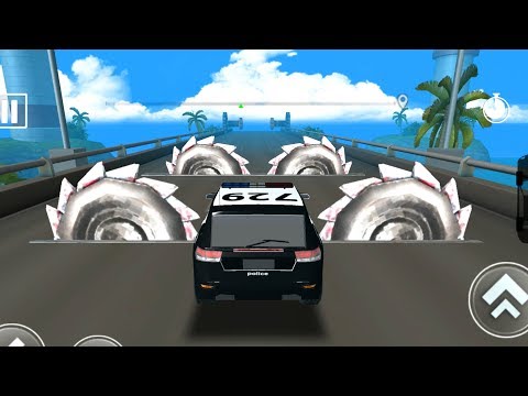 DEADLY RACE #5 Speed Police Car Bumps Challenge 3d Gameplay Android IOS