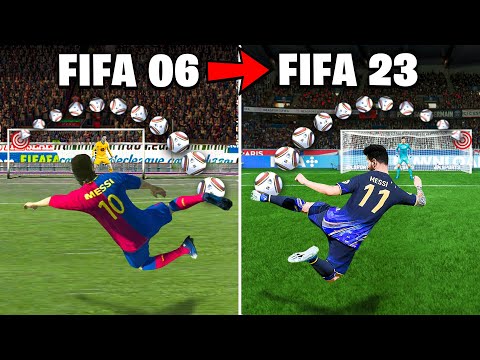 Scoring a CRAZY Goal with Messi in Every FIFA