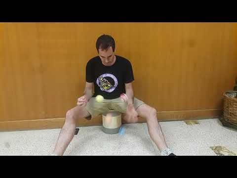 5-ball Force Bounce Juggling Speed personal record for 30 seconds 177 catches