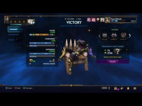 Bakasura Gets A Penta With Golden Blade SMITE PS4