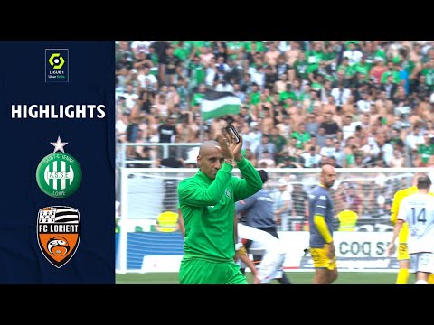 AS SAINT-ÉTIENNE - FC LORIENT (1 - 1) - Highlights - (ASSE - FCL) / 2021-2022