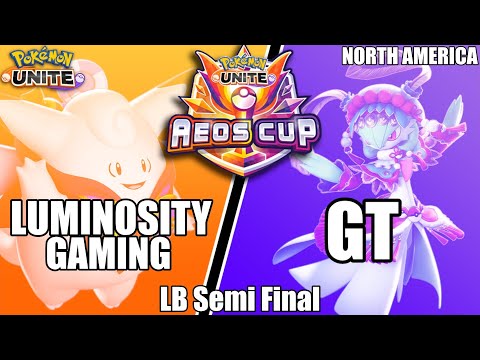 Luminosity Gaming vs GT - PUCS NA Aeos Cup LB Semi Final | Pokemon Unite
