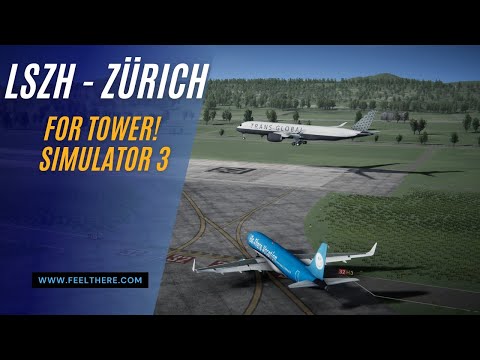 [LSZH] Zurich Airport for Tower! Simulator 3 Trailer (long)