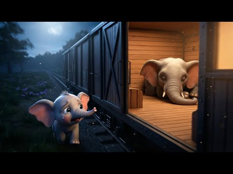 The Baby Elephant Who Got Lost on a Train | 3D Animation | Mama Toons