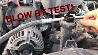 Lets check for some blow by! 400K BLOW BY TEST!