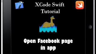 XCode Swift - How to open a Facebook page in the Facebook app.