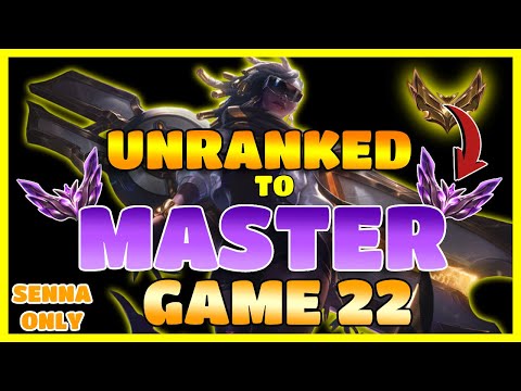UNRANKED TO MASTER SENNA ONLY NO DUO Q GAME 22 (16W/5L) | SION IS GIVING ME A LOT OF SOUL TY