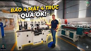 Chi tiết máy bào 4 mặt 4 trục 160mm Woodmaster WM-416V