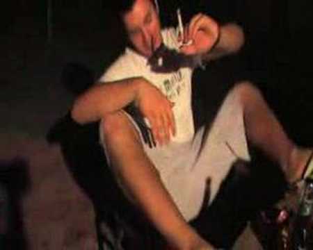 Josh smashing a 'clam'