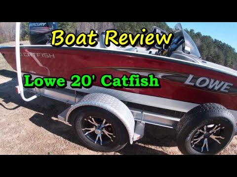 Lowe Catfish 20' Boat Review/ Best Aluminum Boat for multi-species fishing/ Lowe Boat review