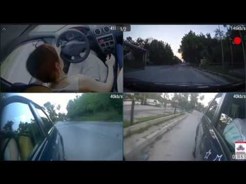 Începutul deplasării de la secția de examinare a conducătorilor auto (МРЭО)