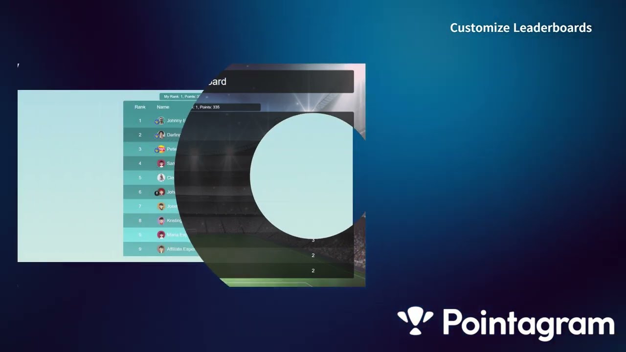 Thinkific Section Customizing Leaderboard Tutorial - Pointagram