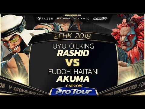 UYU OilKing (Rashid) vs Fudoh Haitani (Akuma) - EFHK 2018 Top 8 - CPT 2018