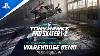 PlayStation Tony Hawk's Pro Skater 1 + 2 - Warehouse Demo anuncio