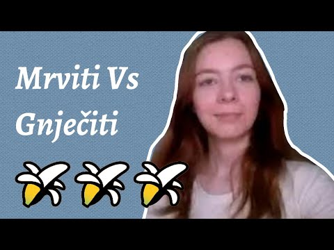 Mrviti and gnječiti - When to use them? - Serbian language lessons guide