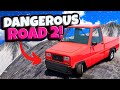DANGEROUS ROAD 2 Vs The SMALLEST Car In BeamNG Drive Mods