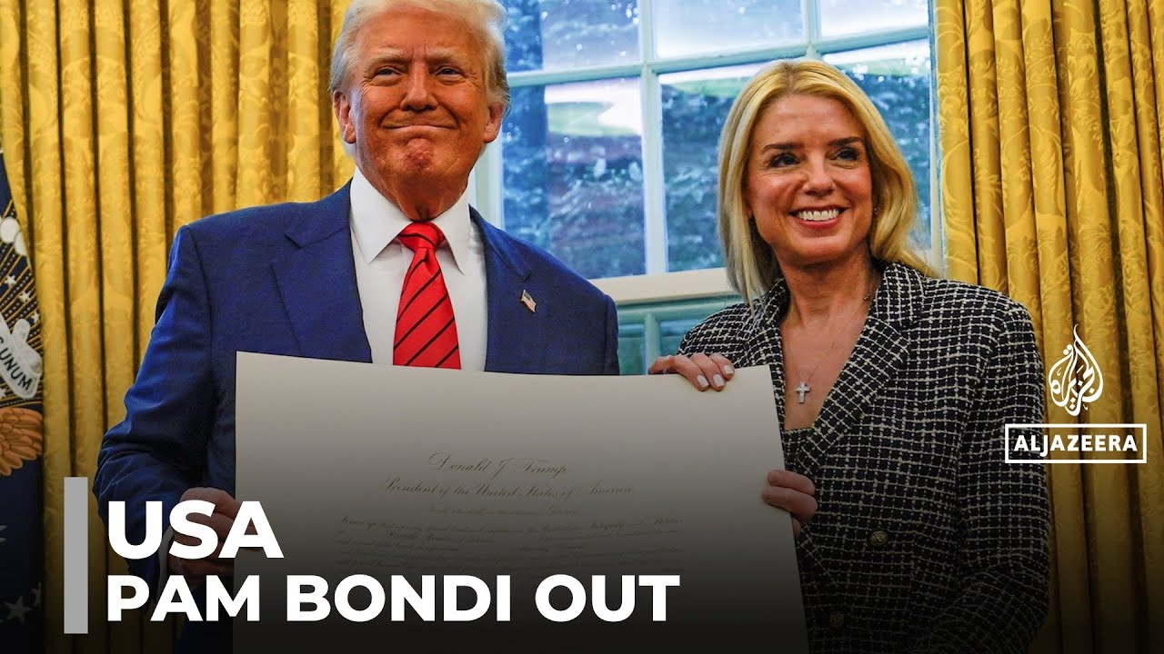 Trump removes Pam Bondi : Todd Blanche to step in as US attorney general