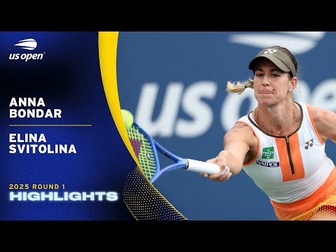 Anna Bondar vs. Elina Svitolina Highlights | 2025 US Open Round 1
