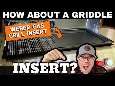 New Weber Griddle Insert - Turn Your Weber Genesis Gas Grill Into a GRIDDLE!