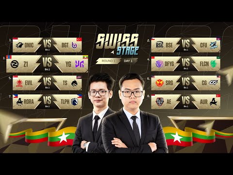 [Official Restream] M7 Swiss Stage (Day1) 💙 Burmese 🇲🇲 LIVE🔴