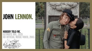 Nobody Told Me - John Lennon (official music video HD)