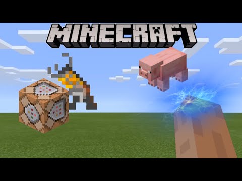 MCraft Creations - How to get a gravity gun in Minecraft (Telekenisis Command Block Tutorial)